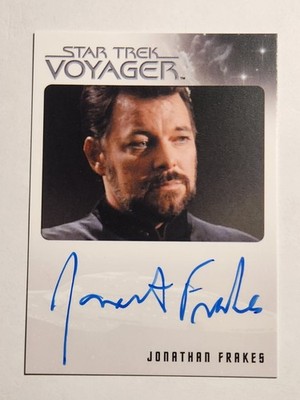 2015 Star Trek Voyager Jonathan Frakes Auto Commander William T Riker