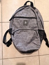 Adidas Originals National Backpack Heather Grey Trefoil Logo