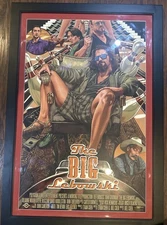 The Big Lebowski Art Print – Juan Carlos Ruiz Burgos – Framed Poster – Rare Art