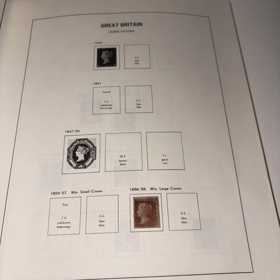 Álbum de estampillas Stanley Gibbons GB DAVO + estuche volumen 1 con muchos sellos  Foto 2 de 4