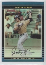 2002 Bowman Chrome Draft Picks & Prospects Refractor 84/300 Justin Huber 1c8