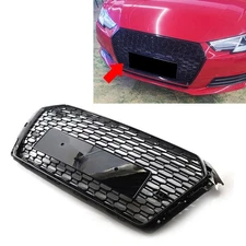 For Audi A4/S4 B9 RS4 Style 2017-2019 Honeycomb Mesh Hex Grille Grill Black USA
