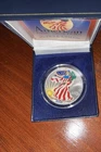 2000 American Eagle Walking Liberty Painted 1 Oz Fine Silver One Dollar Coin