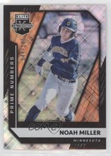 2021 Panini Elite Extra Edition Prime Numbers A 44/185 Noah Miller #36 0s4r