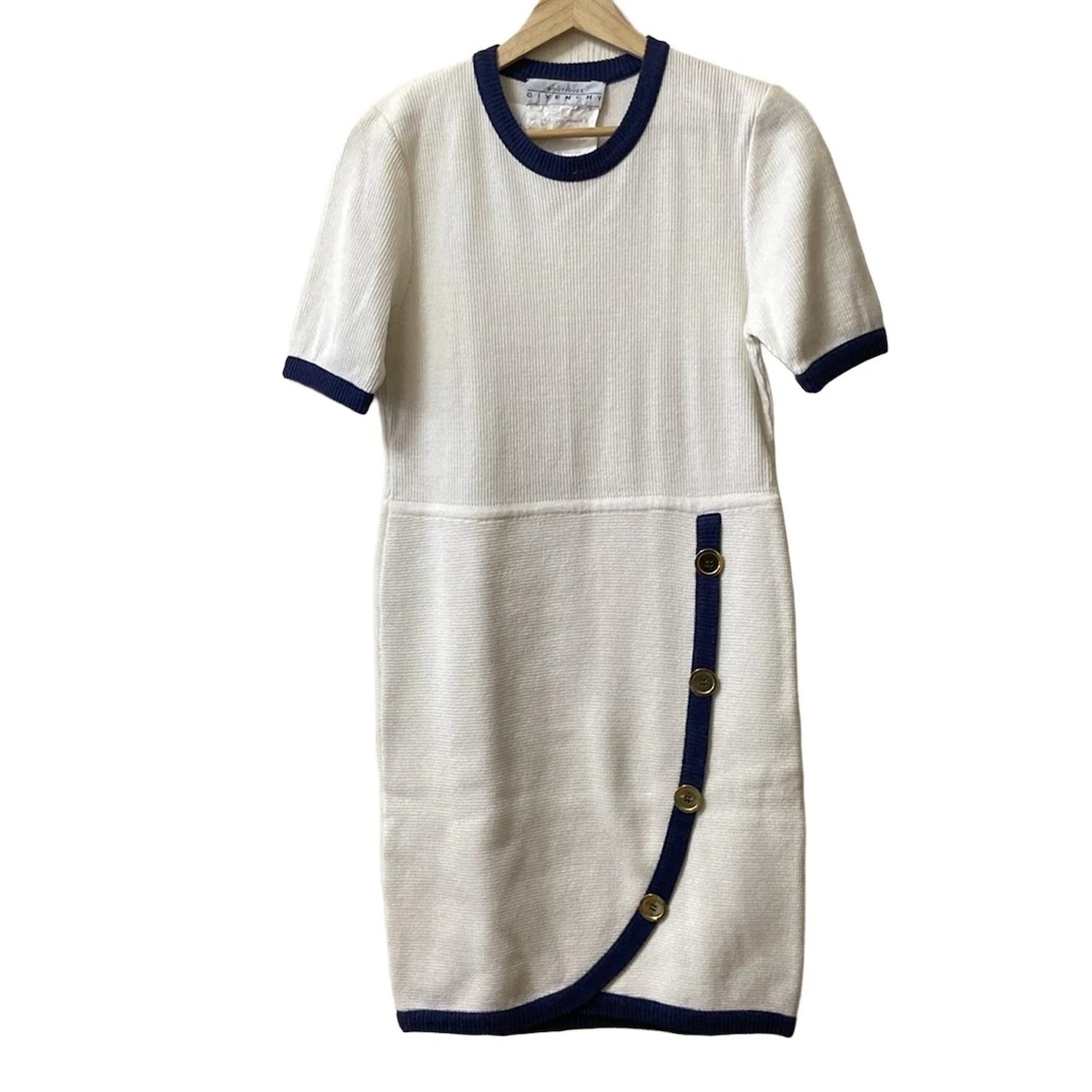 Autentico GIVENCHY Abito da donna bianco navy