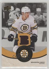 2023 Upper Deck Boston Bruins Centennial Cloth Relics Brandon Carlo #CCR-BC 2vh