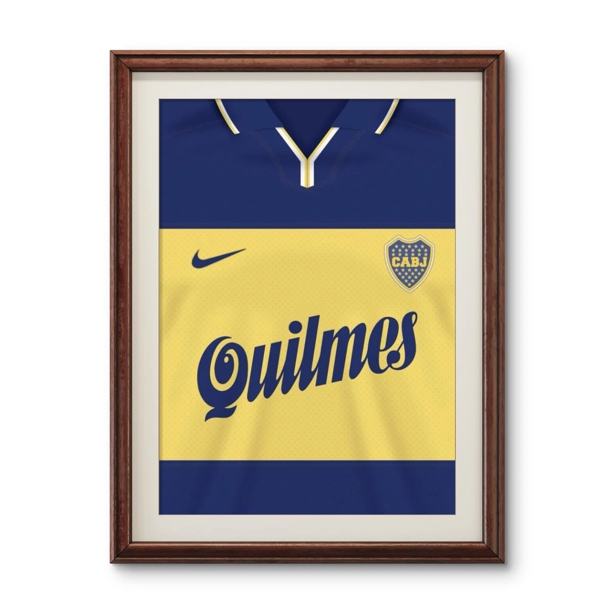 Fanion De Football Grand Antique Du Equipement Argentino Boca