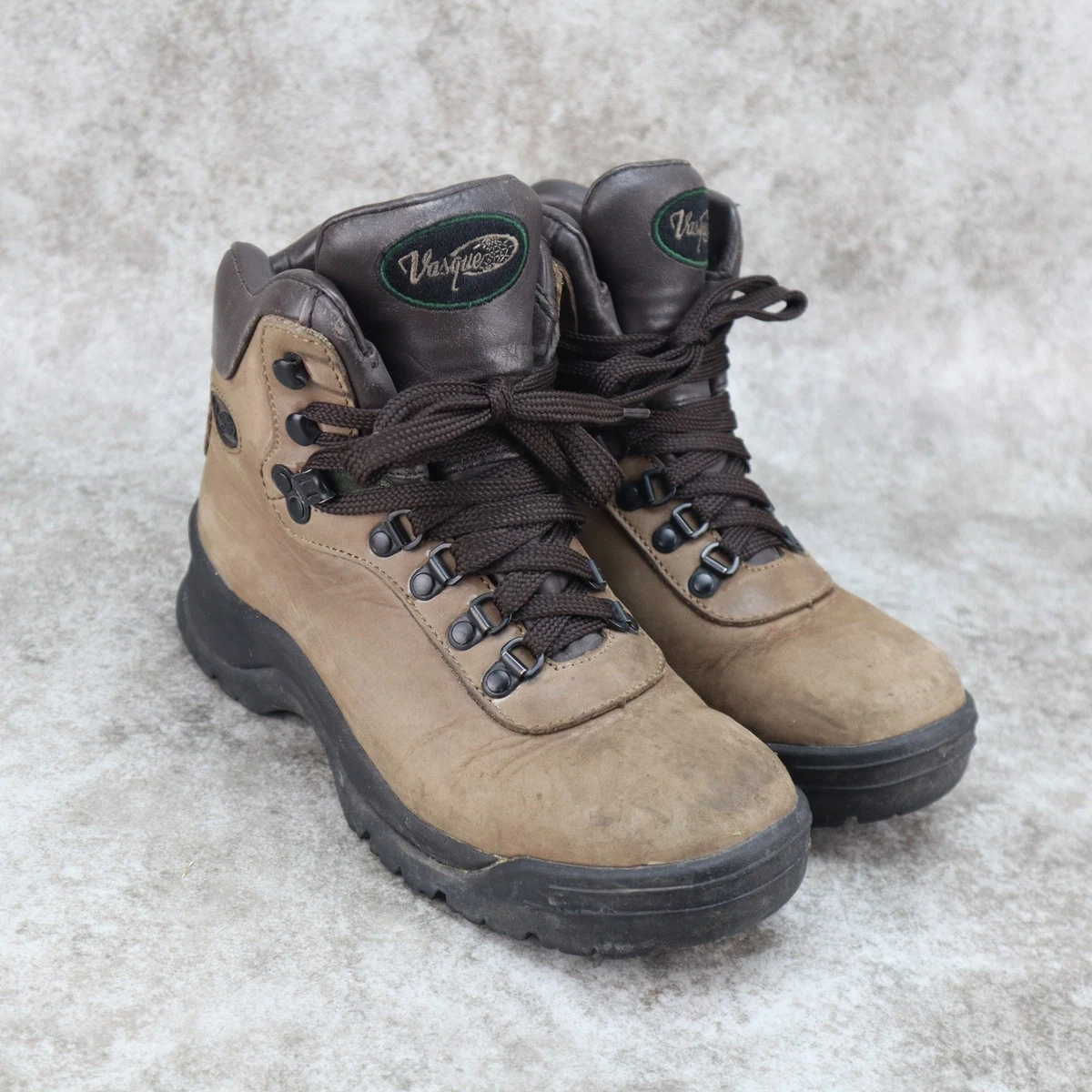 Vasque Boots Leather 7 Brown/Black Hiking Outdoor One of the Best Hiking Boots of the Year Just Got an Update  main image 2