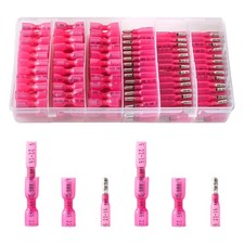 200PCS Heat Shrink Bullet Connectors - Female  Male Waterproof Marine Automo...
