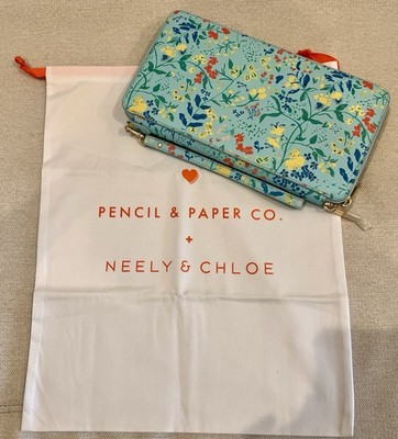 Pencil & Paper Co x Neely & Chloe Floral Zip Travel Wallet Organizer