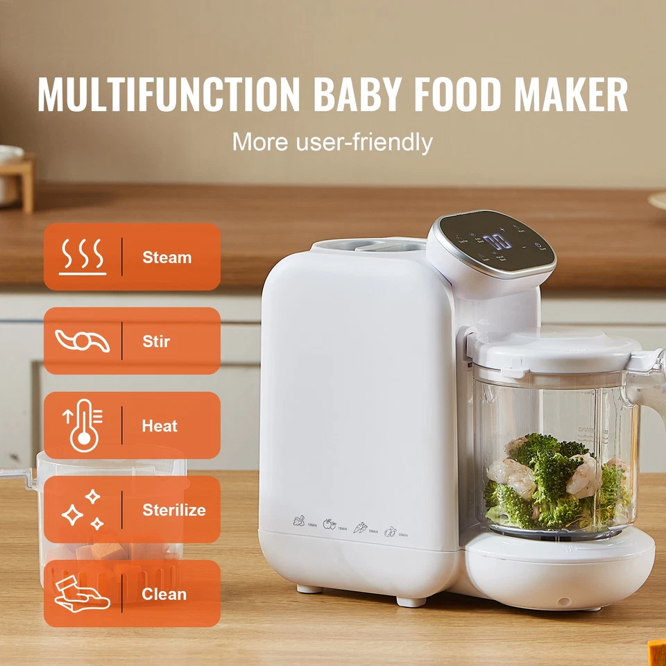 Baby Food Maker Food Steamer and Blender Baby Food Processor Automatic - Image 2 of 4