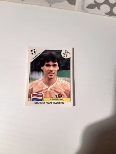 ITALIA 90 WC Panini 417 Van Basten Figurina Nuova con velina