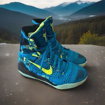 M008) Nike Kobe 9 IX Elite Perspective Blue Volt 630847-400 Men s Size 9.5