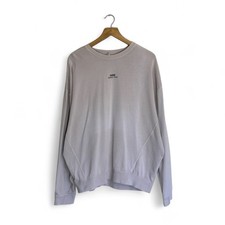 Puma oversized fit beige crew neck sweatshirt jumper size large