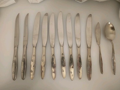 11 Pc TuscanWare by Easterling stainless steel flaware USED CONDITION SEE PHOTOS