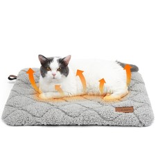 Self Warming Cat Bed Self Heating Cat Dog Mat 24 x 18 inch Soft Fluffy Cat ...