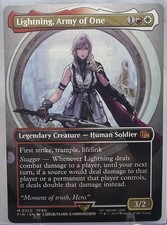 Lightning, Army of One (0320) (Borderless) Final Fantasy Regular