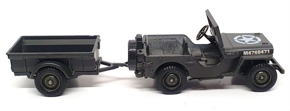 Solido 1/43 Scale 4494/55 - Jeep & Trailer 2nd Bn Royal Warwickshire 3rd Inf Div - Image 3 of 4