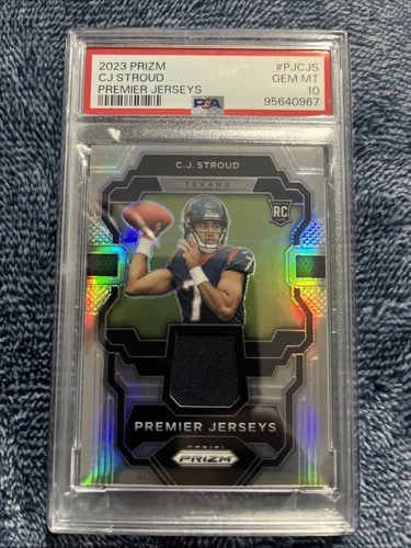2023 Prizm Cj Stroud Premier Jersey’s Rookie Psa 10