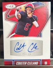 2026 SAGE Low Series #A-CC Coulter Cleland Red Auto Davidson Wildcats
