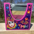 NEW Unopened Rare 1990s Lisa Frank Pink Clown Mask Stationery Memo Cube