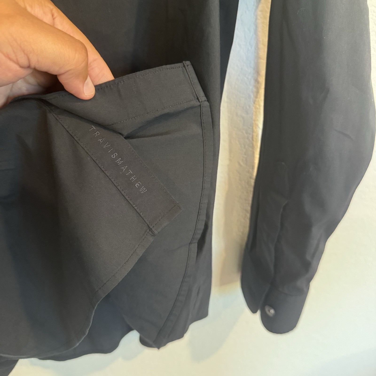 Travis Mathew Tech Cloud Button Down Size Large G… - image 3