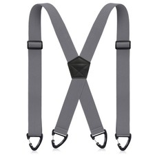 X Back Hidden Suspender 1.5 Inches Under Clothing Heavy Duty Work Suspenders for