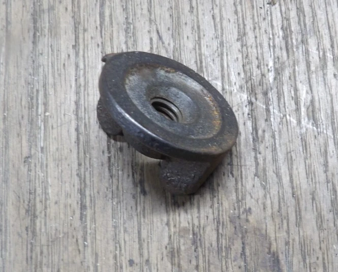 Meat Grinder Vintage Keystone # 5 Boyertown PA Parts ONLY Handle Worm Screw Nut - Image 3 of 3