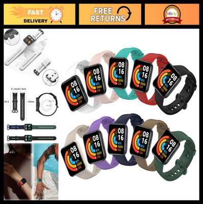 Multicolor Soft Silicone Watch Bands for Xiaomi Redmi Watch 2 Lite - 10 Pack, Un
