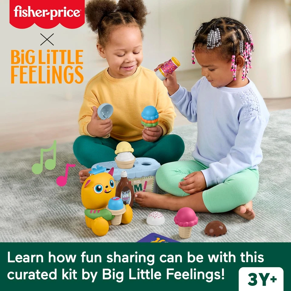 Fisher-Price Big Little Feelings Sharing Kit 18 Piezas Juego de Actividades Juguete Nuevo Foto 2 de 4
