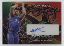 2022-23 Leaf Optichrome Rainbow Prismatic 4/5 Michael Foster Jr Mike Auto 0u66