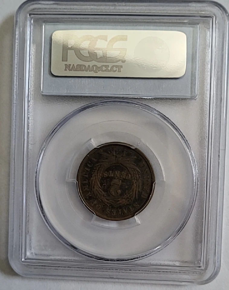 1864 2C PCGS VF 30  j5 - Image 3 of 4