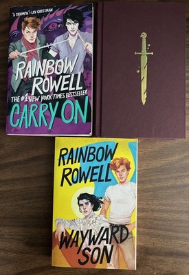 Complete Simon Snow Rainbow Rowell Series Carry On Wayward Son Any Way the Wind
