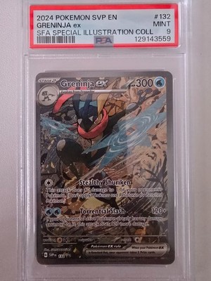 Greninja EX #SVP132 PSA 9 MINT – 2024 Pokémon Promo Black Star