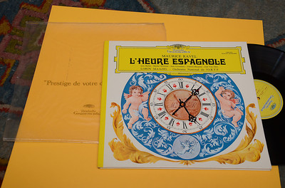 RAVEL LP L'HEURE ESPAGNOLE NM GATEFOLD CARTONATA+BUSTA AUDIOFILI