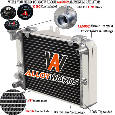 #ad #ad 2 Row Aluminum Radiator For 1983 1986 Honda Magna VF1100C V65 VF 100C 1984 1985 $69.00