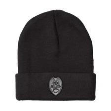 Beanies for Men Security Badge Embroidery Winter Hats Women Acrylic Skull Cap