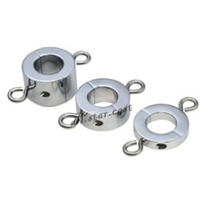 Stainless Steel Metal Ball Stretcher Lock Pendant Ring Weight Device Flirt