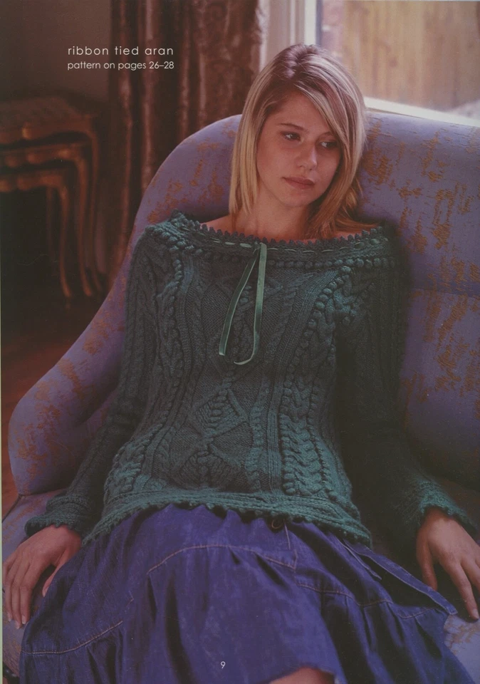 Alpaca Silk Two - Debbie Bliss Knitting Pattern Book - 12 Designs for Women - Image 4 of 4