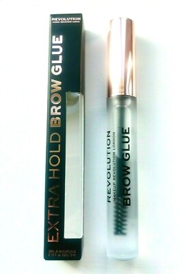 MAKEUP REVOLUTION Extra Hold Brow Glue - Longlasting Fixer Clear Augenbrauengel