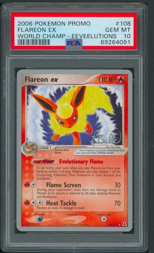Flareon ex graded PSA 10 for sale on eBay