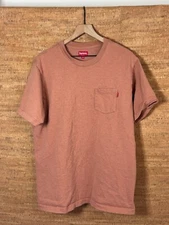 Supreme Pocket Tee Rare 2017 Dark Rose Clay FW17 Box Logo Bogo Pink Size XL