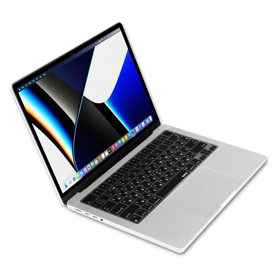 XSKN Russian Silicone Keyboard Cover for Macbook Pro Air 13 14 15 16 M1 M2 M3 M4 - Image 4 of 4