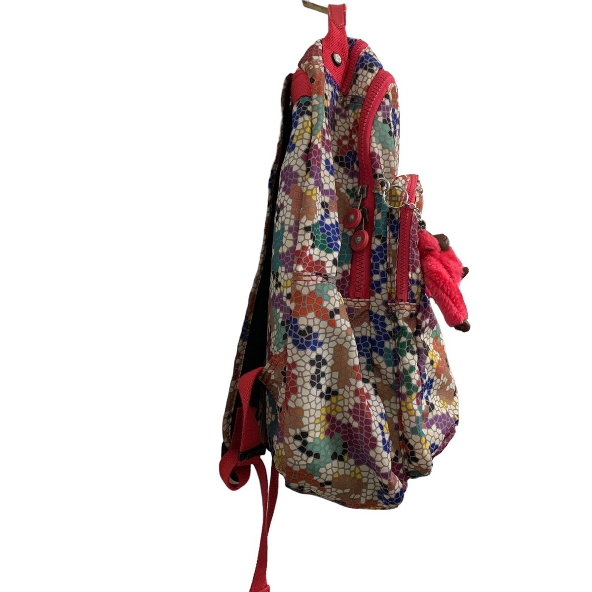 Kipling Laptop Computer Backpack Challenger Mosaic Pattern  display picture 3