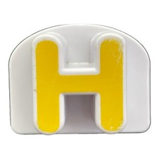 Leap Frog Fridge Phonics Replacement Letter  H  Single Tested No Base Red 2009