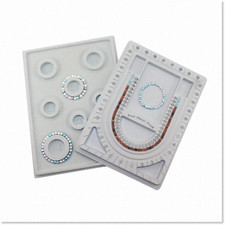 2-Piece Beading Boards Set: Effortlessly Create Stunning DIY Jewelry - Perfect f