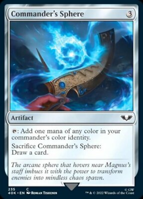 x4 Commander's Sphere (235) C MTG Commander: Universes Beyond: Warhammer 40,000 