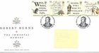 GB - FIRST DAY COVER - FDC - COMMEMS -1996- ROBERT BURNS - Pmk DUMFRIES