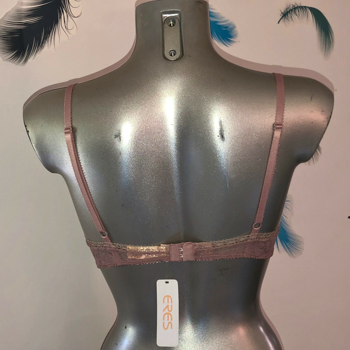 Soutien-gorge Luxe ERES Eloise Taille 95B (US 36B) - Rose Dentelle - Neuf Avec Étiquettes