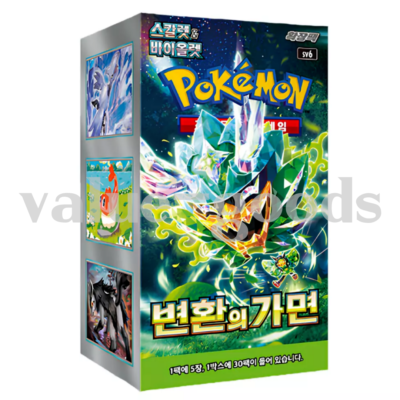 Korean Pokémon Scarlet & Violet Booster Box – Sealed SV6 Mask Of